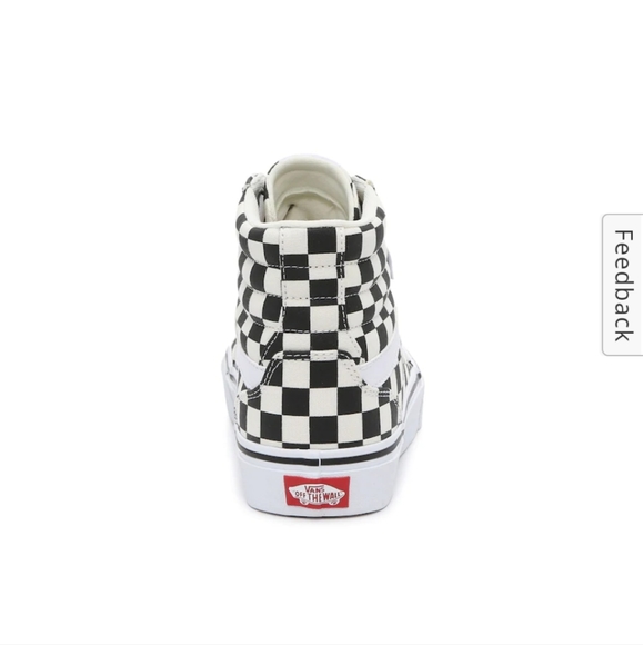 NEW Vans Filmore Hi Checkerboard Black/ Marshmallow- Multi Sizes - Picture 10 of 16